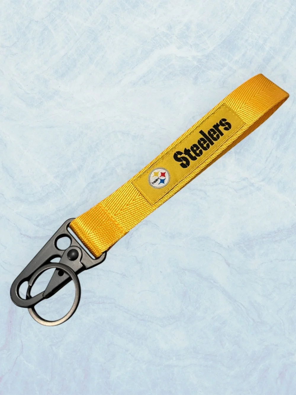 Steelers Yellow Keychain Wrist Strap